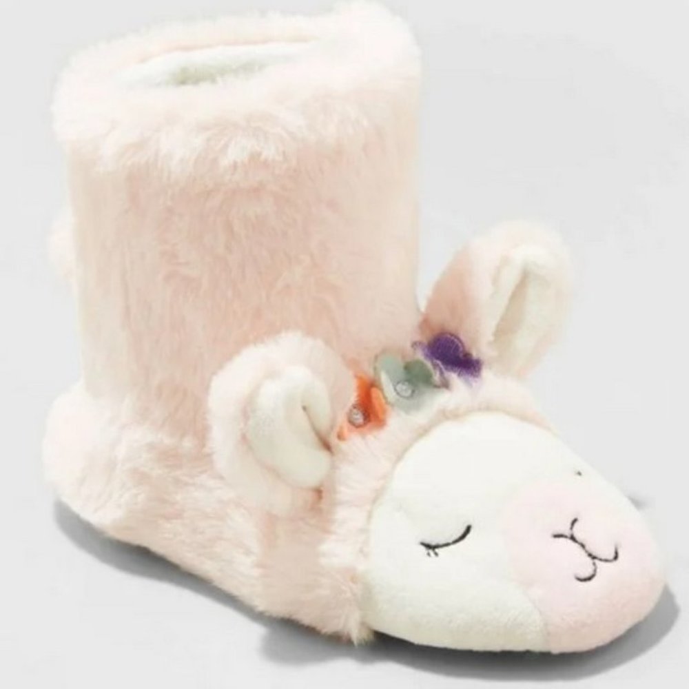 Toddler Doris Llama Bootie Slippers - Cat & Jack™ Pink